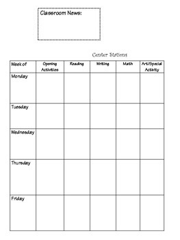 Lesson Plan templates by Laura McCain | TPT