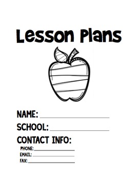 Lesson Plans Notebook - Daily, Weekly, and Monthly Templates by Harper