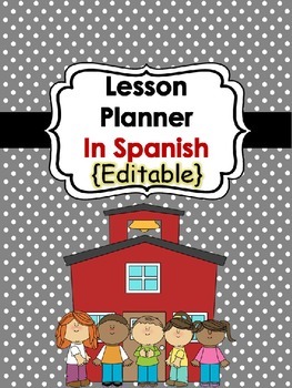 Preview of Lesson Planner In Spanish {Editable}