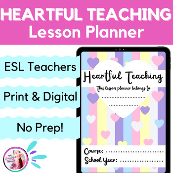 Preview of Lesson Planner for ESL EFL Teachers!