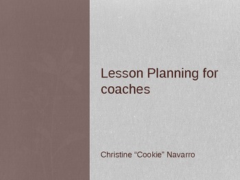 Preview of Lesson Planning:  Collaborative Common Planning for Literacy Coaches