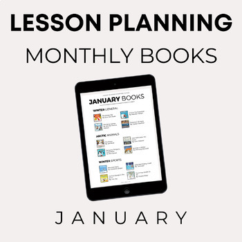 Preview of Lesson Planning | January Book List
