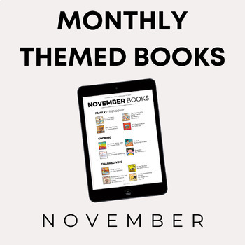 Preview of Lesson Planning | November Book List