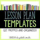 Lesson Planning TEMPLATES