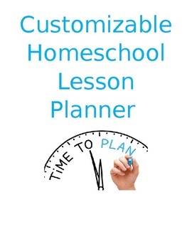 Preview of Lesson Planning Template