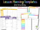 Lesson Planning Templates for Teachers