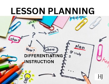 Preview of Lesson Planning for Differentiated Instruction
