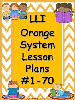Preview of Lesson Plans Orange System #1-70