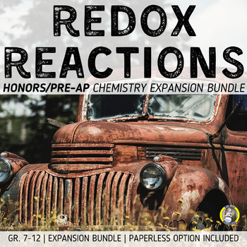 Preview of Redox Reactions: Honors Expansion Bundle