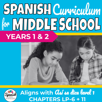 Preview of Spanish Curriculum and Lesson Plans for Middle School Spanish (Así se dice)
