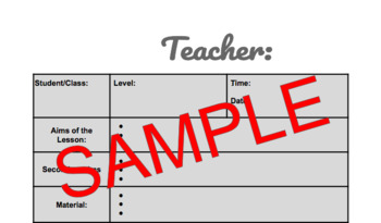 Preview of Lesson Template