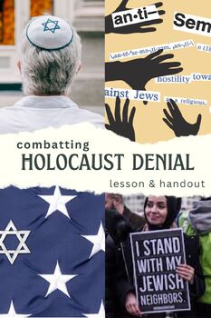 Preview of Lesson on HOLOCAUST DENIAL - Antisemitism - SEL - No Place for Hate - Advisory