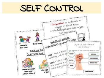 Preview of Lesson on Self Control