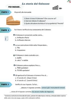 Preview of Lesson plan based on the video "History of Colosseum”.