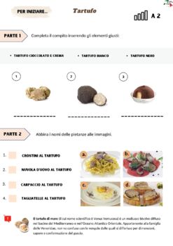 Preview of Lesson plan based on the video about truffles.