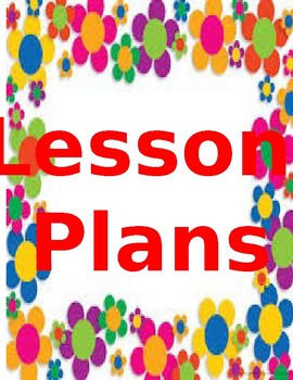 Lesson Plan Cover Page Design