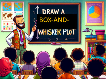 Preview of Lesson plan on DRAWING A BOX-AND-WHISKER PLOT (Super easy to follow)