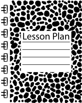 Preview of Lesson plan template. Pdf file. Printables. Spots and dots background