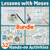 Moses Bible Lessons BUNDLE - Baby Moses, Burning Bush, Red