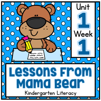 Preview of Lessons From Mama Bear Benchmark Advance Kindergarten Supplemental Materials