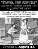 Activities and Handouts for "Thank You Ma'am" by Langston Hughes