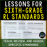 Lessons for 7 RL Standards (Grade Six)