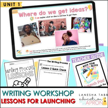 Preview of Unit 1: Lessons for Launching the Writing Process Framework