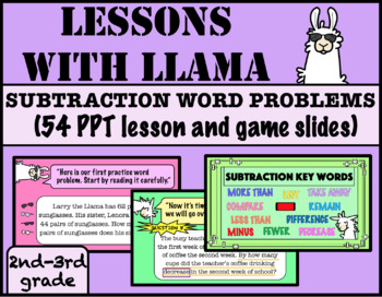 Preview of Lessons with Llama: Solving Subtraction Word Problems with the CUBES method
