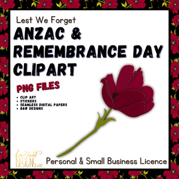 Preview of Lest We Forget: Anzac & Remembrance Day Clipart