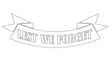 Preview of Lest we forget banner