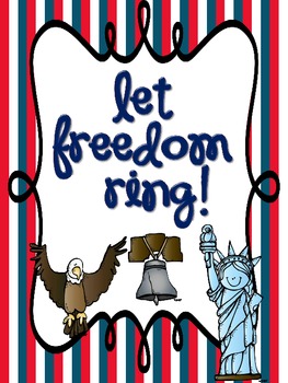Preview of Let Freedom Ring- American Symbols Packet