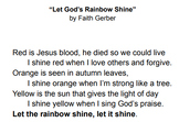 Let God's Rainbow Shine