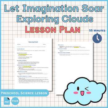 Preview of Let Imagination Soar: Preschool Science Lesson on Exploring Clouds