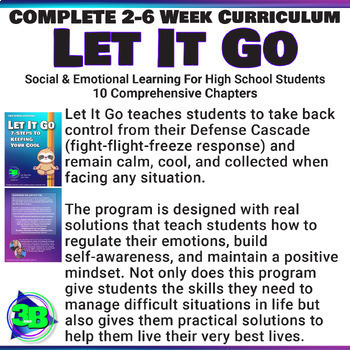 Preview of Let It Go - 7-Steps to Keeping Your Cool (HS-SEL) (Chapter 1 & 2 FREE)