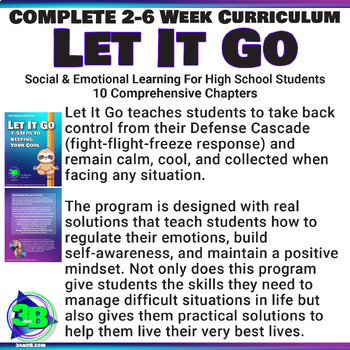 Preview of Let It Go - 7-Steps to Keeping Your Cool (HS-SEL) (FULL COURSE)