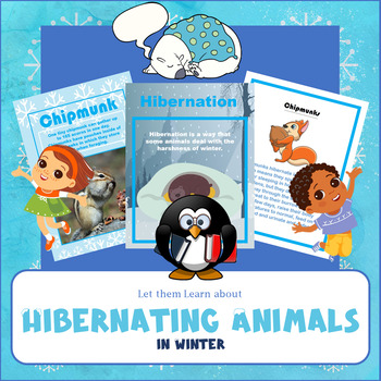 Preview of Let Them Learn About Hibernating Animals in Winter - Homeschool, Kindergarten