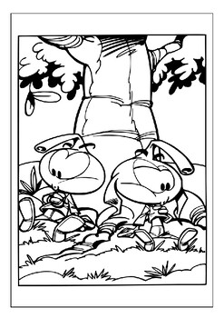 snorkler coloring pages