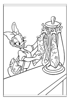 daisy duck coloring pages