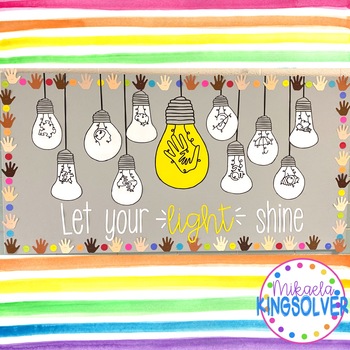 Preview of Let Your Light Shine! Bulletin Board