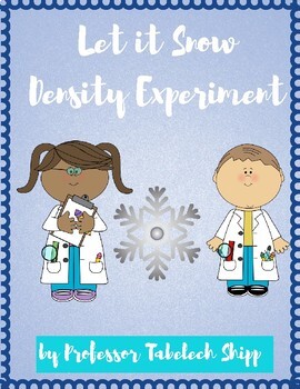 Preview of Let it Snow Density Workbook!