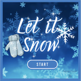 Let it Snow Phonics Game Show Short i words