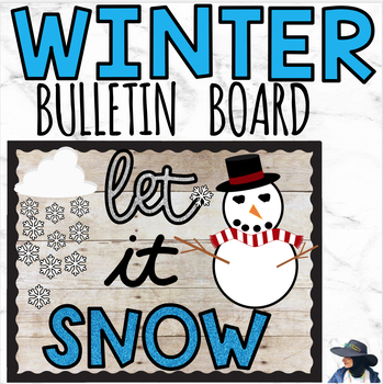 let it snow bulletin board