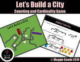 Let's Build A City- Counting 1-10 Math Center