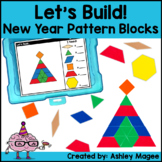 Let's Build - New Year Pattern Block Mats and Task Cards C