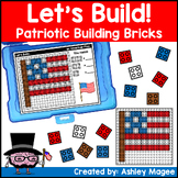 Let's Build - Patriotic 4th of July Building Brick Block M