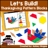 Let's Build - Thanksgiving Pattern Block Mats and Task Car