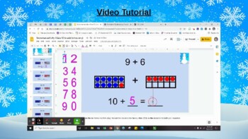Preview of Let's Build a Snowman-Making 10 from 9 to Add