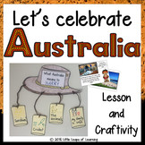 Let's Celebrate Australia: Lesson and Craftivity (Australia Day)