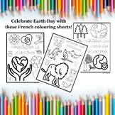 French Colouring Sheets: Earth Day