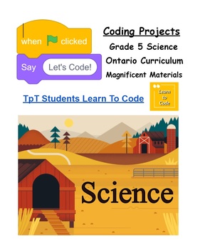 Preview of Let's Code Grade 5 Ontario Science: All Four Strands